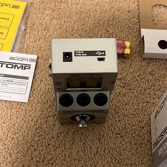 New Zoom MS-50G Guitar MultiStomp Pedal - Picture 3 of 8